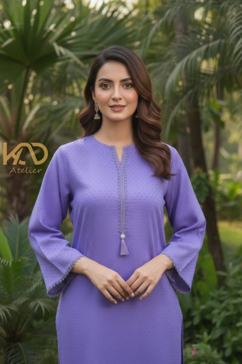 Zeb | 2-Piece Lavender Chikankari Set