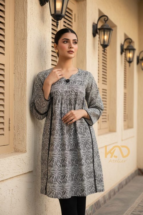 Sabza | The Chikan Kari Flora Frock